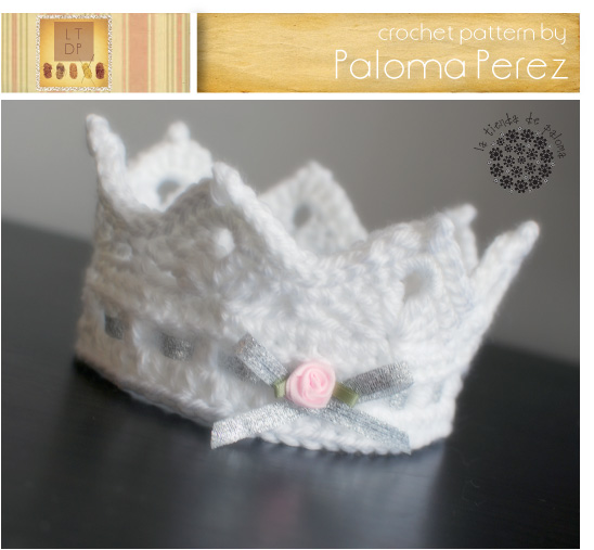 Crochet Baby Crown Pattern - Ariel Crown Pattern - Photoprop Crochet Pattern